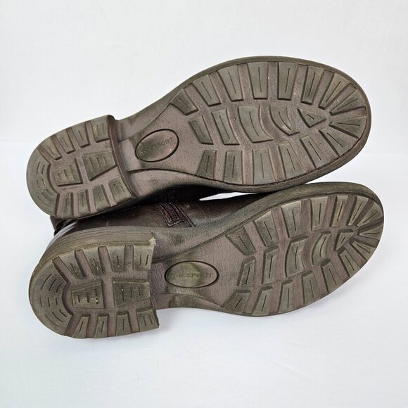 Rockport | Cobb Hill Collection Brunswick Cuff Red/Brown Leather Ankle Boot 9.5 - Picture 10 of 10